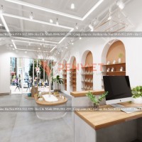 Thiết kế cửa hàng nến Minh Quang- Sài Gòn